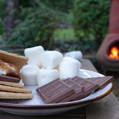 Enjoy a plate of s'mores at the Fabulous Family Lakehouse on Eden Isle near Heber Springs, Arkansas.