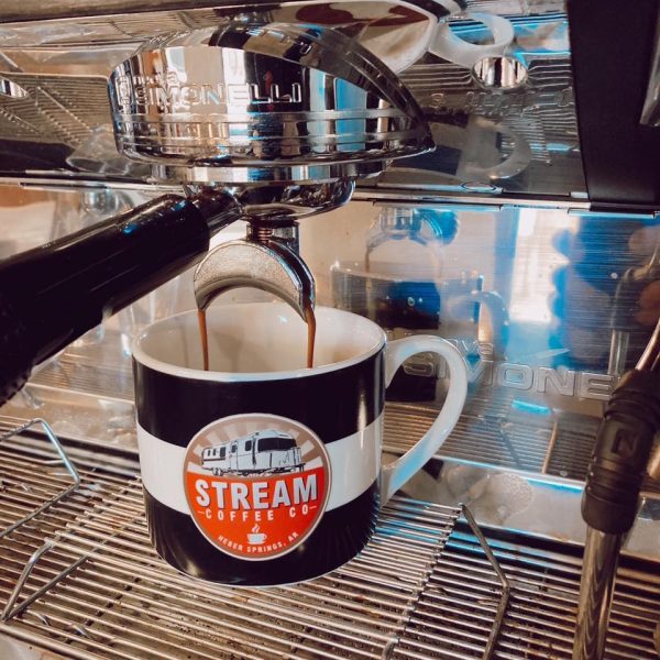 Unique coffee shop that serves from a renovated Airstream Trailer.